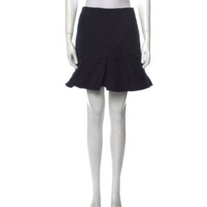 Isabel Marant Black Trumpet Mini Skirt